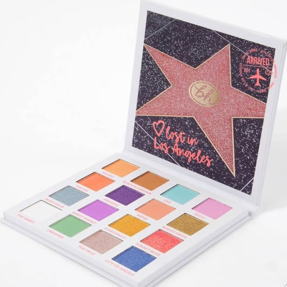 BH Cosmetics “Lost In Los Angeles” 16 GORGEOUS Color Shadow Palette *Vegan*